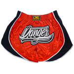 Muaythai Shorts Danger Red/Black