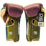 Boxing Pro Gloves Velcro Danger Mx Pink Gold