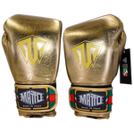 Boxing Gloves Velcro Matto 24k Gold Edition