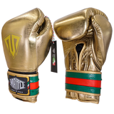 Boxing Gloves Velcro Matto 24k Gold Edition