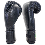 Boxing Gloves Velcro Matto Embriodry Black