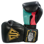 Boxing Gloves Velcro Matto Black Miami Limited Edition