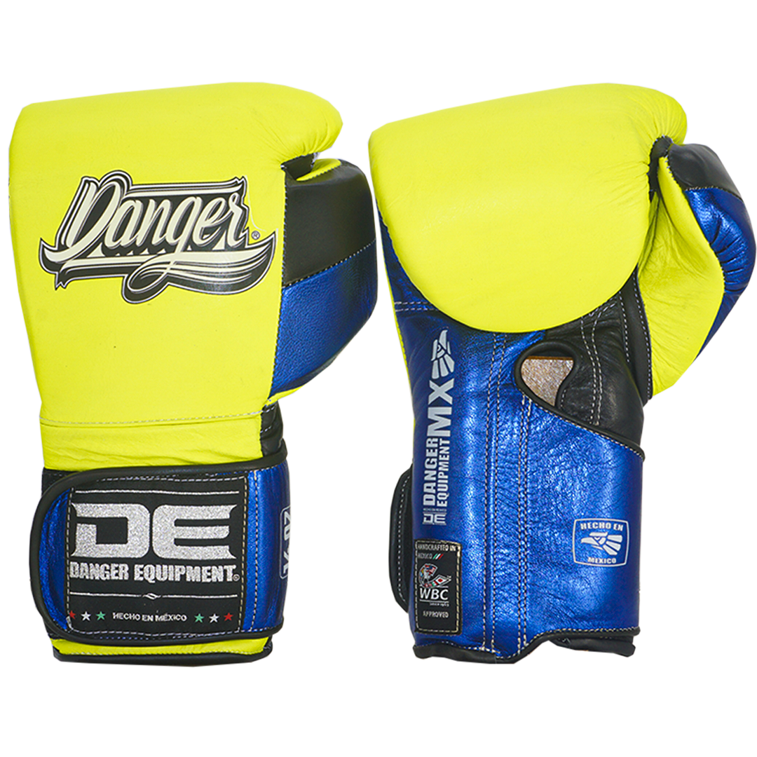 Boxing Pro Gloves Velcro Danger Mx Neon – Danger Equipment