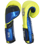 Boxing Pro Gloves Velcro Danger Mx Neon