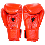 Boxing Gloves Velcro Matto Embriodry Ferrari Red