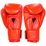 Boxing Gloves Velcro Matto Embriodry Ferrari Red