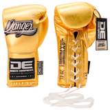 Boxing Pro Gloves Laces Danger Mx Gold