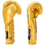 Boxing Pro Gloves Laces Danger Mx Gold