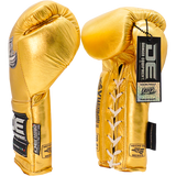 Boxing Pro Gloves Laces Danger Mx Gold